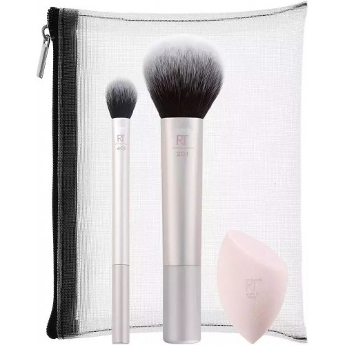Real Techniques Naturally Radiant Sponge + Brush Kit 4204