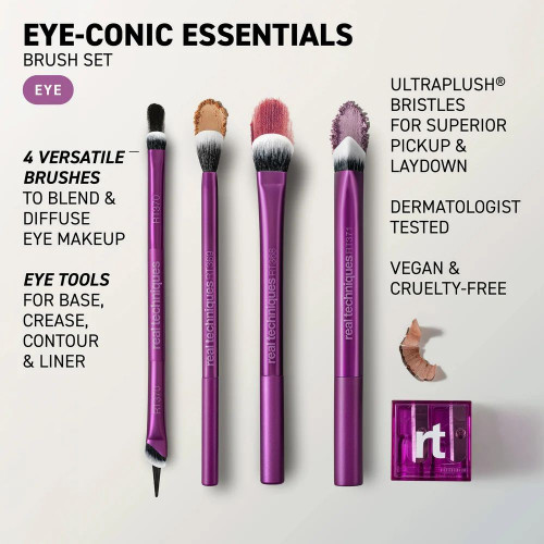 Real Techniques Eye-Conic Essentials Brush Set 1151