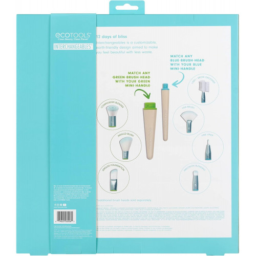 EcoTools 12 Days of Bliss Interchangeable Makeup Brush Set