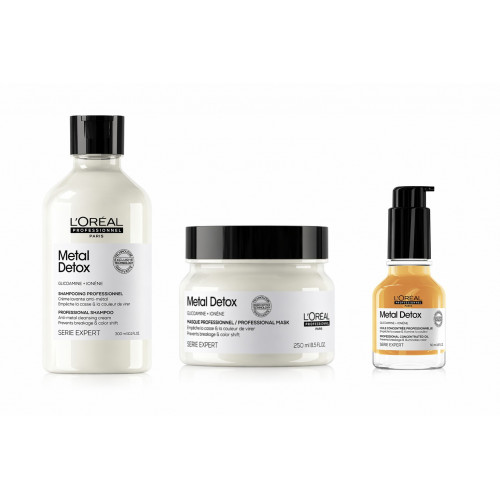 L'oreal Serie Expert Metal Detox Trio Set Κατά των Μεταλλικών Στοιχείων