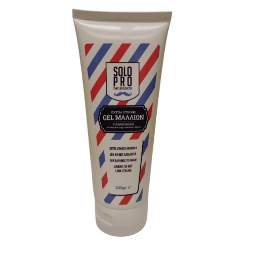 Solo Pro Extra Strong Gel Μαλλιών Με Πανθενόλη 200ml