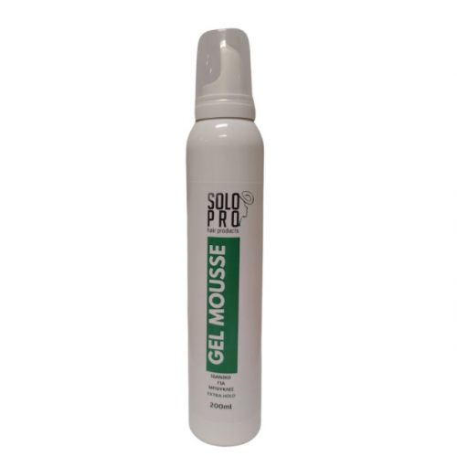Solo Pro Gel Mousse Αφρός για Extra Δυνατό Κράτημα & Μπούκλες