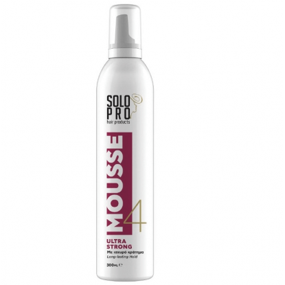 Solo Pro Mousse Αφρός για δυνατό κράτημα & μπούκλες
