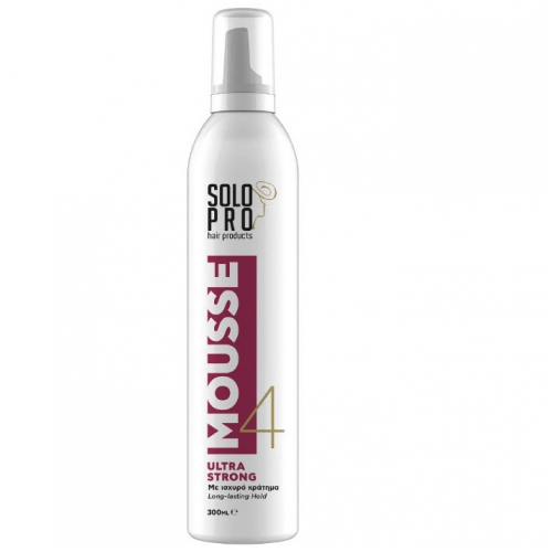 Solo Pro Mousse Αφρός για δυνατό κράτημα & μπούκλες